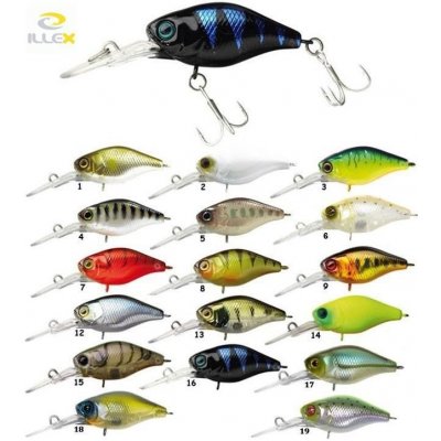 Illex Deep Diving Chubby 3,8 cm Mat Tiger – Zboží Dáma