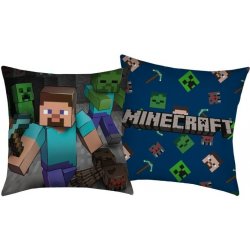 Halantex polštář Minecraft Steve polyester 40x40