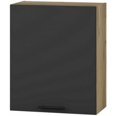 HALMAR Horní skříňka VENTO G-60/72 dub kraft / antracit – Zboží Mobilmania