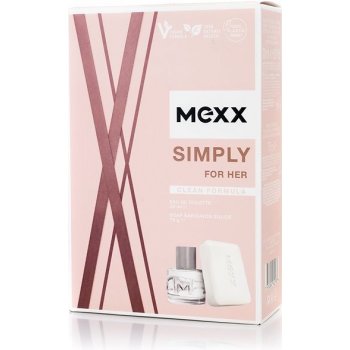 Mexx Simply For Her EDT 20 ml + mýdlo 75 g dárková sada