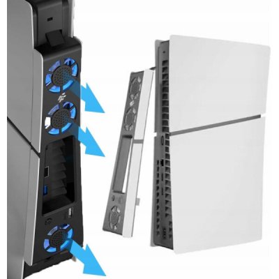 FlashFire P703 Chladicí ventilátor PS5 Slim USB – Sleviste.cz