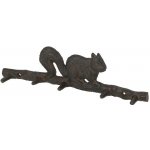 Esschert Design Veverka na větvi 36 x 11 x 4 cm hnědý – Hledejceny.cz