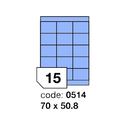 Rayfilm 70x50,8 mm 300 archů, matně modrá, R0123.0514D – Zboží Dáma