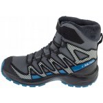 Salomon boty XA Pro V8 Winter CSWP J Turbulence/Black/Dark Blue – Zboží Dáma
