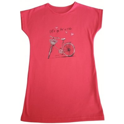 Betty Mode dívčí noční košile tm.růžové