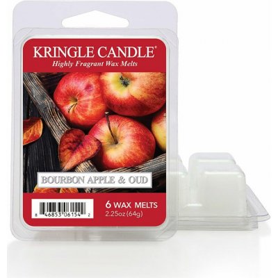 Kringle Candle Bourbon Apple & Oud Vonný Vosk 64 g – Hledejceny.cz
