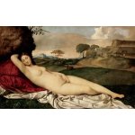 Obrazy - Giorgione: Spící Venuše - reprodukce obrazu