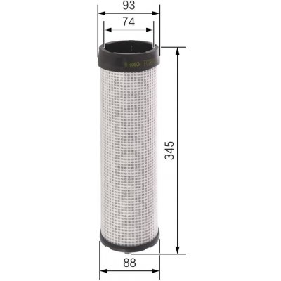 Filtr - sekundární vzduch BOSCH F 026 400 333 – Hledejceny.cz