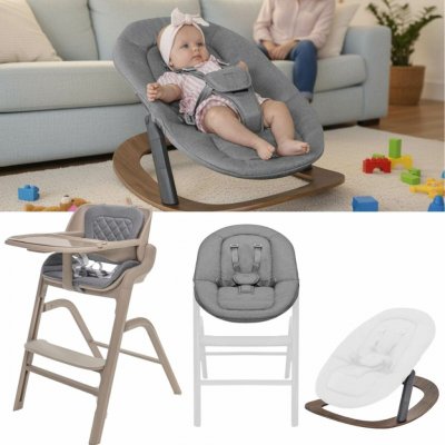 ZOPA Set židlička Inspira + novorozenecký set Cookie Beige – Zboží Dáma