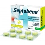 SEPTABENE CITRON A BEZOVÝ KVĚT ORM 3MG/1MG PAS 24 – Hledejceny.cz