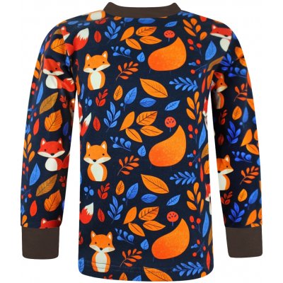 VMart Dětské tričko s dlouhým rukávem Lišky – Zboží Dáma