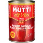 San Marzano Rajčata Mutti DOP pelati celá oloupaná italská pizza 400 g – Zboží Dáma
