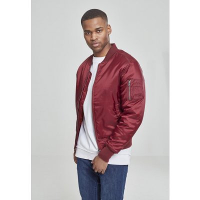 Urban Classics Basic Bomber jacket burgundy