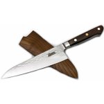 MaceMaker FUJI UTILITY SanMai Damaškový Kuchyňský nůž s dřevěným pouzdrem 13,5 cm – Zbozi.Blesk.cz