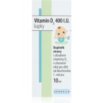 Generica Vitamin D3 400 I.U. kapky 10 ml – Hledejceny.cz