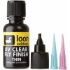 Výroba nástrahy Loon Outdoors UV lak Clear Fly Finish Thin řídký