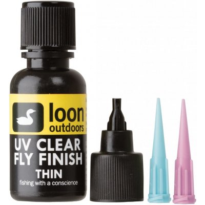 Loon Outdoors UV lak Clear Fly Finish Thin řídký