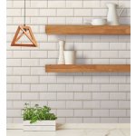 D-c-fix Stěnový obklad Ceramics bílé cihly 270-0171 šířka 67,5 cm, metráž do kuchyně, koupelny vinylová tapeta na metry bílá cihla 2700171 – Sleviste.cz