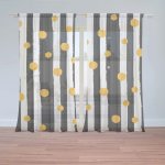 Záclony Pruhy a puntíky: 2 ks - 150x250 cm - Sablio – Hledejceny.cz