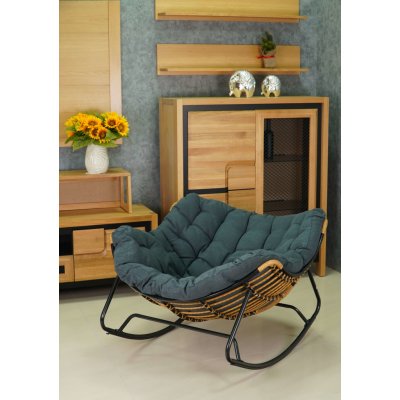 Zahradní houpací křeslo Alabama GREY ALABAMA GREEY – Zboží Dáma