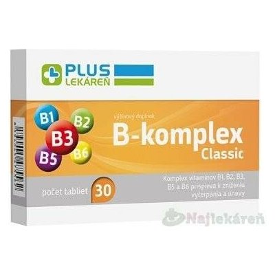 Plus Lékárna B-Komplex Classic 30 tablet – Hledejceny.cz