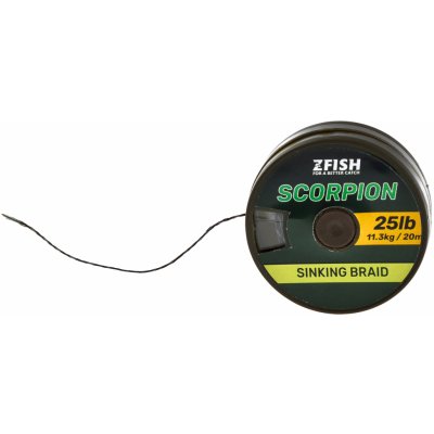 Zfish šňůra Scorpion Sinking Braid 20m 35lb – Zboží Mobilmania
