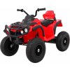 Dětské elektrické vozítko Kindermánia elektrická čtyřkolka Quad ATV nafukovací kola červená