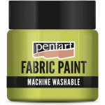 Pentart barva na světlý a tmavý textil 50 ml jablečná zelená – Zboží Dáma