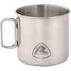 Outdoorové nádobí Robens Pike Steel Mug 450 ml nerezový hrnek se skládacími uchy