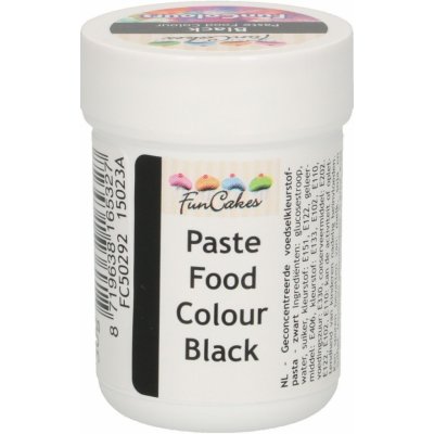 FunCakes gelová barva černá 30 g – Zboží Dáma