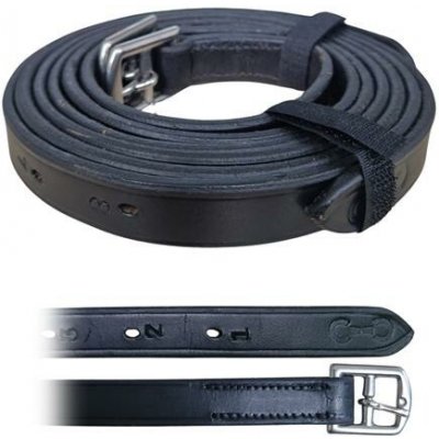 Riding Třmenové řemeny World černé 145 cm – Zboží Dáma