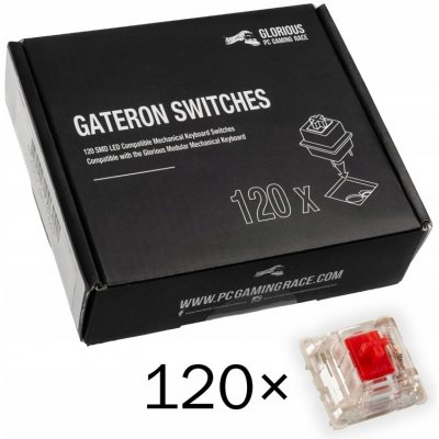 Glorious Gateron Red Switches 120 ks – Zboží Živě