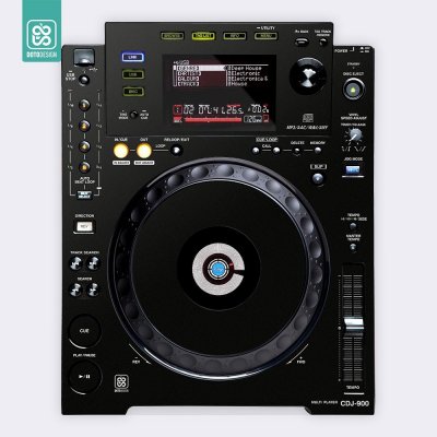 Doto Design Skin CDJ 900 FULL COLORS Black – Zboží Živě