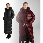 Kabát Aztec Diamond Heavy Quilted Long Puffer dámský cherry – Zboží Dáma