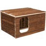 Trixie Natural Living přírodní domek Hilke s jesličkami 40 x 23 x 32 cm – Zboží Mobilmania