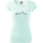 Jorkšírský teriér EKG Dámské triko Pure Frost – Zboží Mobilmania