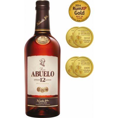 Ron Abuelo 12y 37,5% 1 l (karton) – Zboží Mobilmania