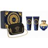 Kosmetická sada Versace Dylan Blue pour Femme EDP 100 ml + tělové mléko 100 ml + sprchový gel 100 ml + kabelka dárková sada