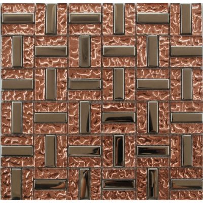 Maxwhite JSM-DD015 Mozaika 29,7 x 29,7 cm růžová, chromová 1ks – Zbozi.Blesk.cz