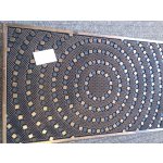 Mujkoberec guma Spirála hnědá 45x75 cm – Hledejceny.cz