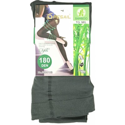 Pesail Dámské bambusové punčochové legíny barevné šedá – Zboží Dáma