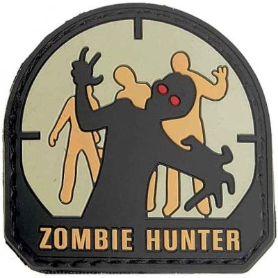 nášivka na suchý zip Zombie Hunter | velcro odznak – Zboží Mobilmania