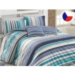 Brotex povlečení bavlna Dany blue zipový uzávěr 220x240 70x90 – Hledejceny.cz