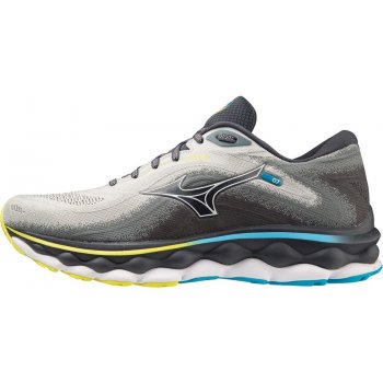 Mizuno Wave Sky 7 blue white bolt 2 neon