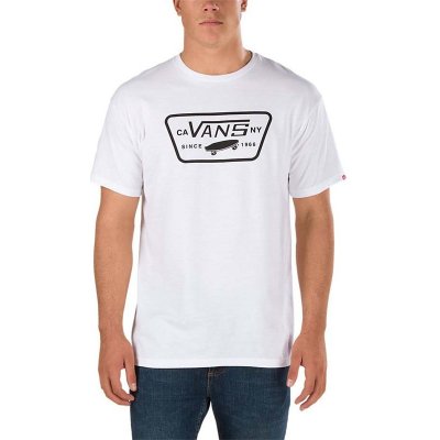 VANS triko Full Patch White/Black YB2 – Zboží Mobilmania