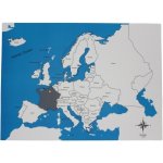 Montessori puzzle mapa Evropa bez rámečku – Sleviste.cz