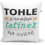 Sablio Polštář Tohle je ten nejlepší tatínek na světě 40x40 – Zboží Mobilmania