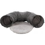 Flamingo Gotar skládací tunel pro kočky s míčkem a polštářem 95 cm – Zbozi.Blesk.cz