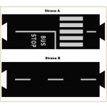 Toddleroad 2027 AUTOBUSOVÉ ZASTÁVKY flexibilní silnice 2 silikonové puzzle díly – Hledejceny.cz