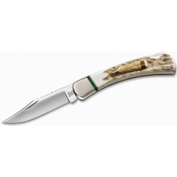 Buck 110 WBC Turkey Feather Folding Hunter